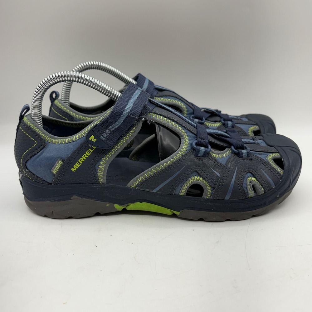 Merrell Hydro H2O Hiker Sandals Navy Blue Leather Water Hiking Shoes Mens 7
